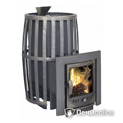 Дровяная банная печь Березка  Витязь 28 (сетчатый кожух) PRO в Урае